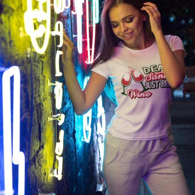 Camiseta Querido Papá Noel, trae Fiesta a los Navidades de  (Subido por el creador)