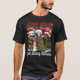 Camiseta Querido Papá Noel, trae un árbol ligero para Navid