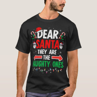 Camiseta Querido Papá Noel, traviesos Navidades Navidad Hom