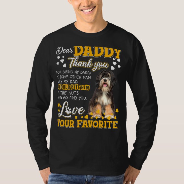 Camiseta Querido papá, te agradezco por ser mi (Anverso)