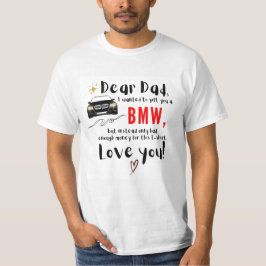 Camiseta Querido papá y BMW