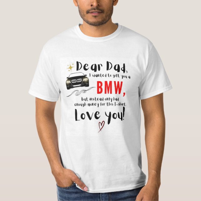 Camiseta Querido papá y BMW (Anverso)