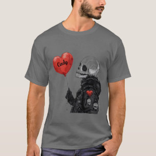 Camiseta Querido Personalizable - Calavera con globo