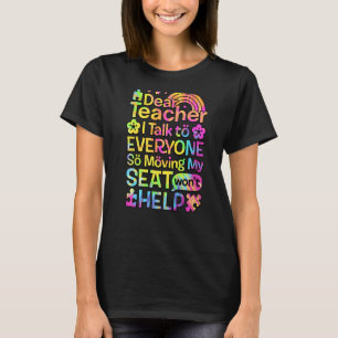 Camiseta Querido Profesor, Hablo Con Todo El Mundo Que Desp