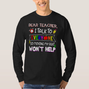 Camiseta Querido Profesor, Hablo Con Todo El Mundo Que Se M