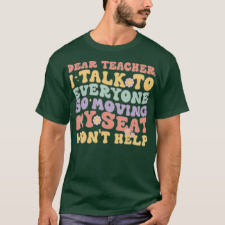 Camiseta Querido Profesor, Hablo Con Todos Divertidos De Vu