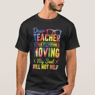 Camiseta Querido profesor, hablo con todos los niños de la