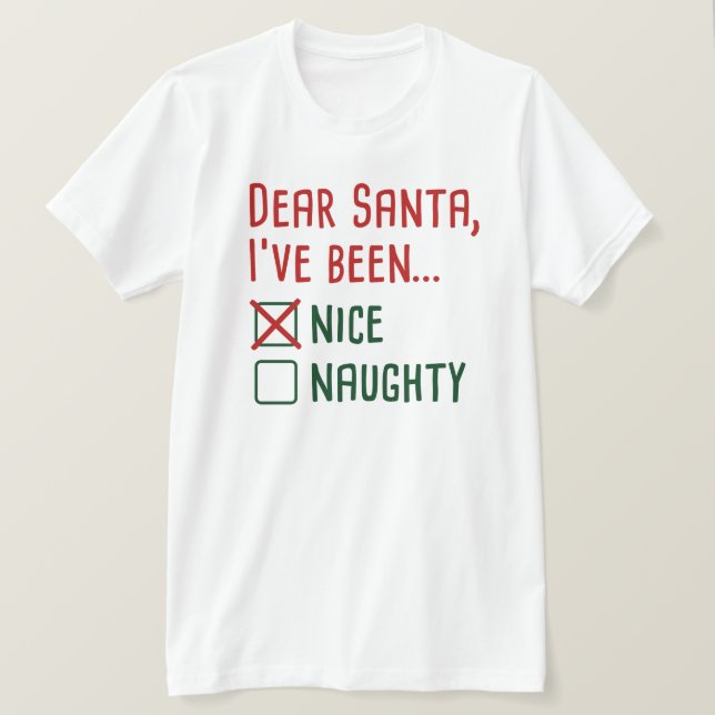 Camiseta Querido Santa (Anverso del diseño)
