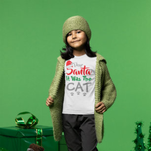 Camiseta Querido Santa: Era El Gato