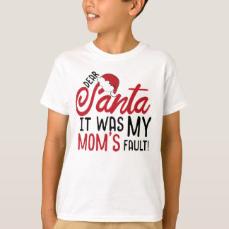 Camiseta Querido Santa, fue culpa de mi mamá