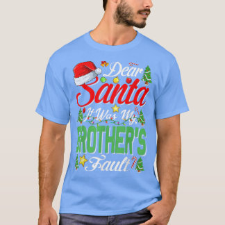 Camiseta Querido Santa, fueron mis hermanos los Navidades c
