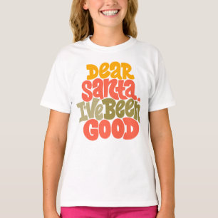Camiseta Querido Santa, he sido un buen diseño