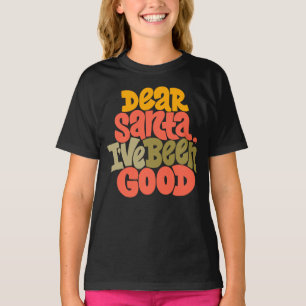 Camiseta Querido Santa, he sido un buen diseño