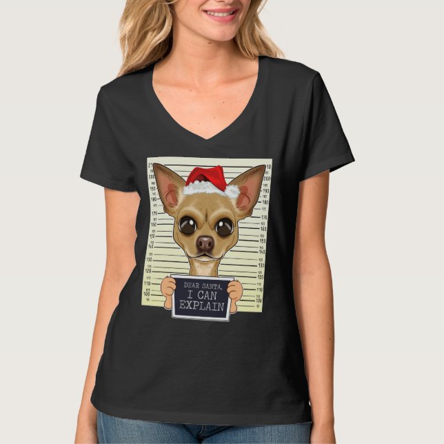 Camiseta Querido Santa I puedo explicar a los Navidades de  (Anverso)