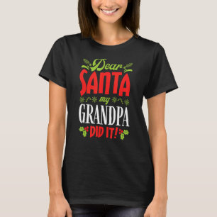 Camiseta Querido Santa Mi Abuelo, ¿La Familia Mató A Chris?