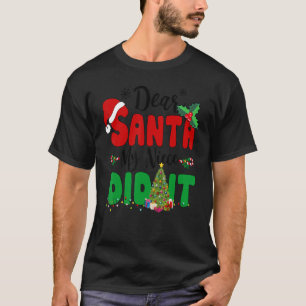 Camiseta Querido Santa Mi Hermano Hizo Navidades Pajama Rei