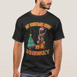 Camiseta Querido Santa Mi Hermano Lo Hizo Pijama Divertida