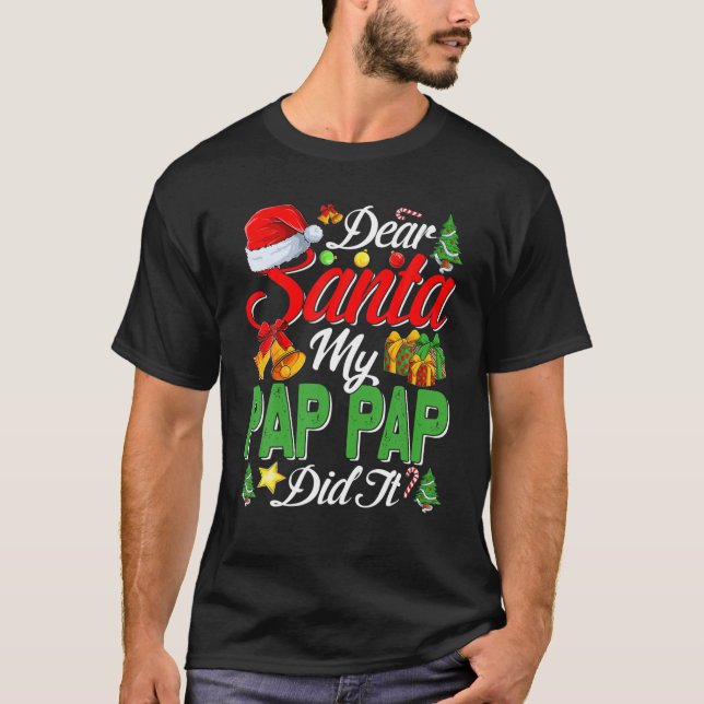 Camiseta Querido Santa Mi Papanicolau Lo Hizo Navidades (Anverso)
