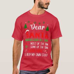 Camiseta Querido Santa No Importa Compraré Mis Propias Cosa