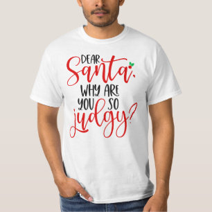 Camiseta Querido Santa por qué eres tan judío-56565