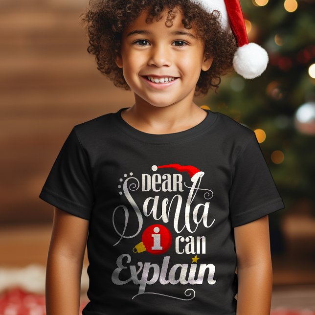 Camiseta Querido Santa, puedo explicar a Navidades divertid (Subido por el creador)