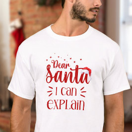 Camiseta Querido Santa, puedo explicar el humor de los Navi