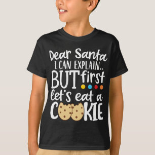 Camiseta Querido Santa, puedo explicarle a los Navidades lo