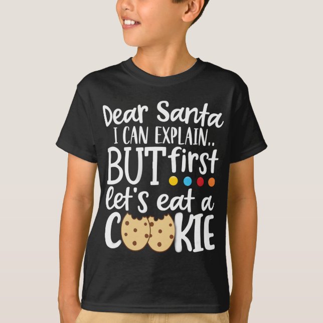 Camiseta Querido Santa, puedo explicarle a los Navidades lo (Anverso)