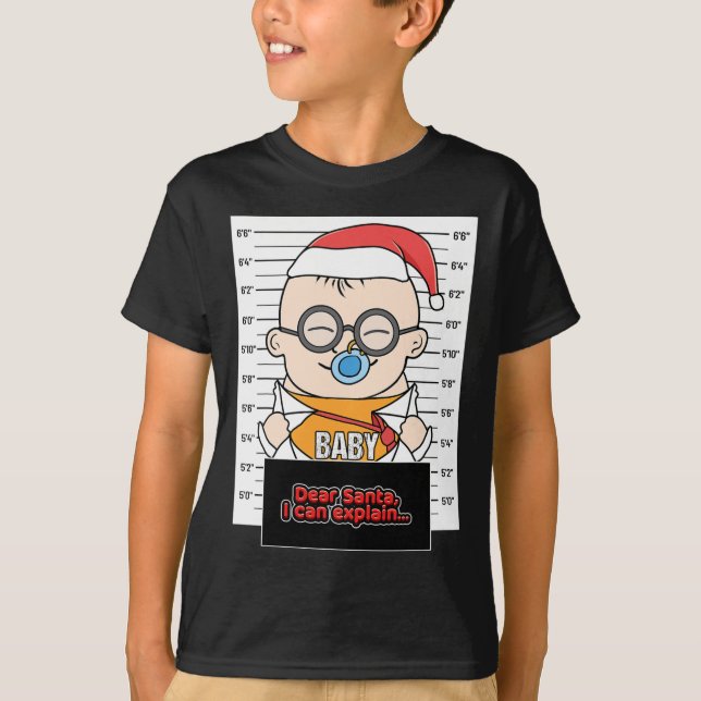 Camiseta Querido Santa, puedo explicarlo (Anverso)