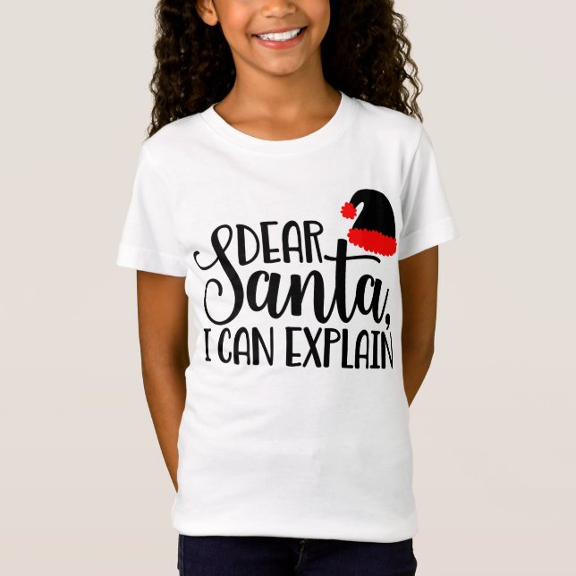 Camiseta Querido Santa, puedo explicarlo (Anverso)
