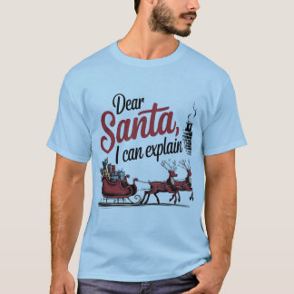 Camiseta Querido Santa, puedo explicarlo