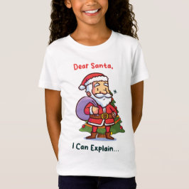 Camiseta Querido Santa, puedo explicarlo - Navidades divert