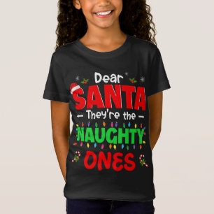 Camiseta Querido Santa, son los Navidades traviesos de Sant