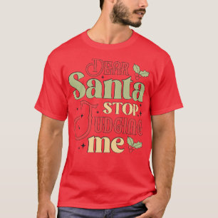 Camiseta Querido Santa Stop Juzgarme