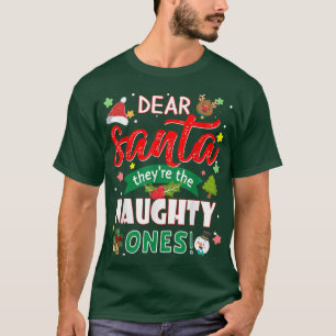 Camiseta Querido Santa Theyre, los Navidades traviesos