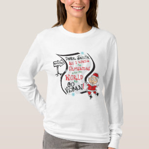 Camiseta Querido Santa Vegan Wish