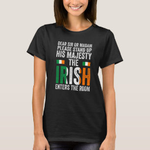 Camiseta querido señor o señora stand irlandés entra en Irl