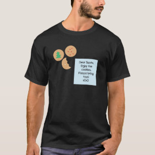 Camiseta Queridos cocineros de Santa Claus, por favor, trai
