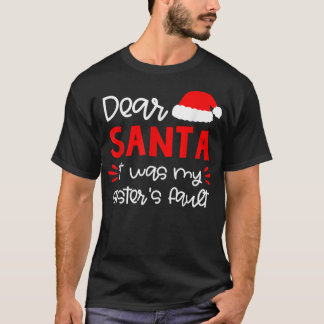 Camiseta Queridos hermanos de Santa Claus que comparan a Na