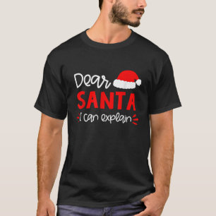 Camiseta Queridos Navidades de la familia Santa Shirt: Dive