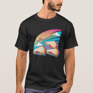 Camiseta Quesadillas Vaporwave Retrowave Estético
