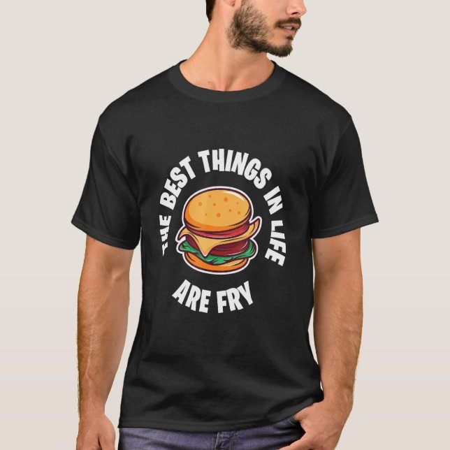 Camiseta Queseburger Burger Mejor comida basura preparada p (Anverso)