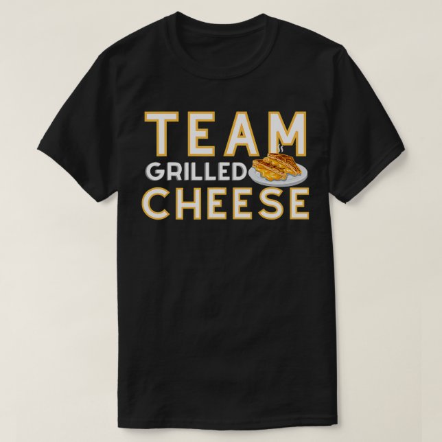 Camiseta Queso a la parrilla del equipo (Diseño del anverso)