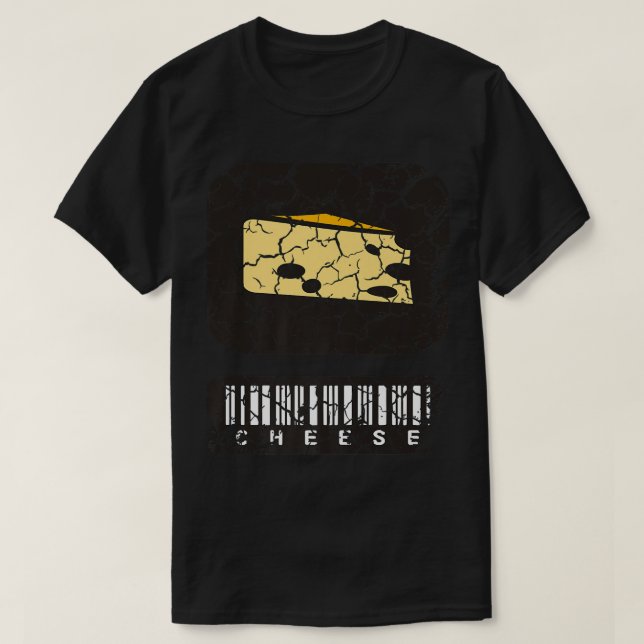 Camiseta Queso alimenticio de cocina con problemas (Diseño del anverso)
