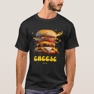 Camiseta Queso Burger Patty Carne Pan