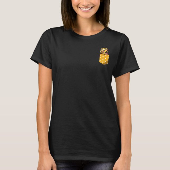 Camiseta Queso Cheddar Gouda Foodie Bolsillo Queso (Anverso)