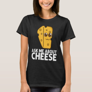 Camiseta Queso Cheddar Producto Lácteo Hombres Mujeres