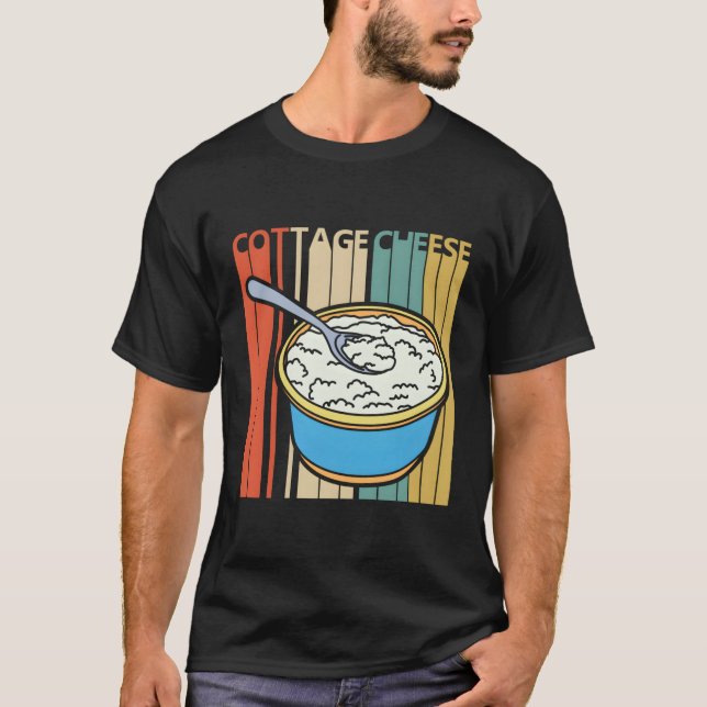 Camiseta Queso de algodón de época (Anverso)