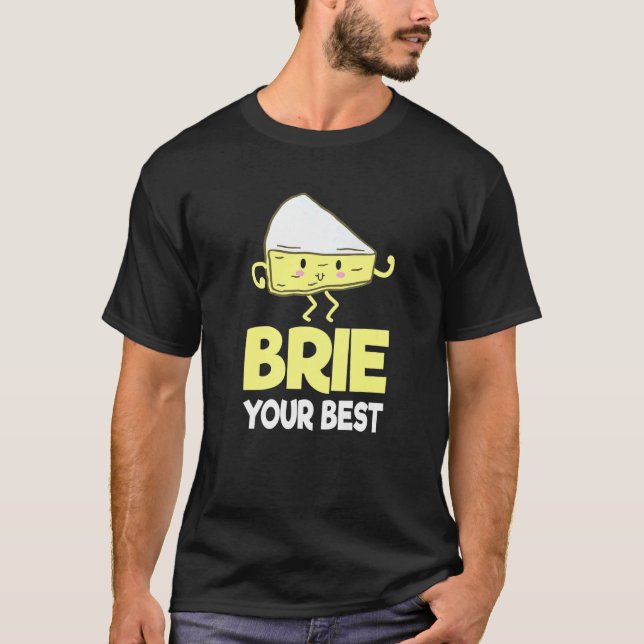 Camiseta Queso de Brie Queso persona Queso Granjero de Ques (Anverso)
