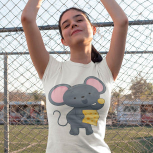 Camiseta Queso de consumo de ratón